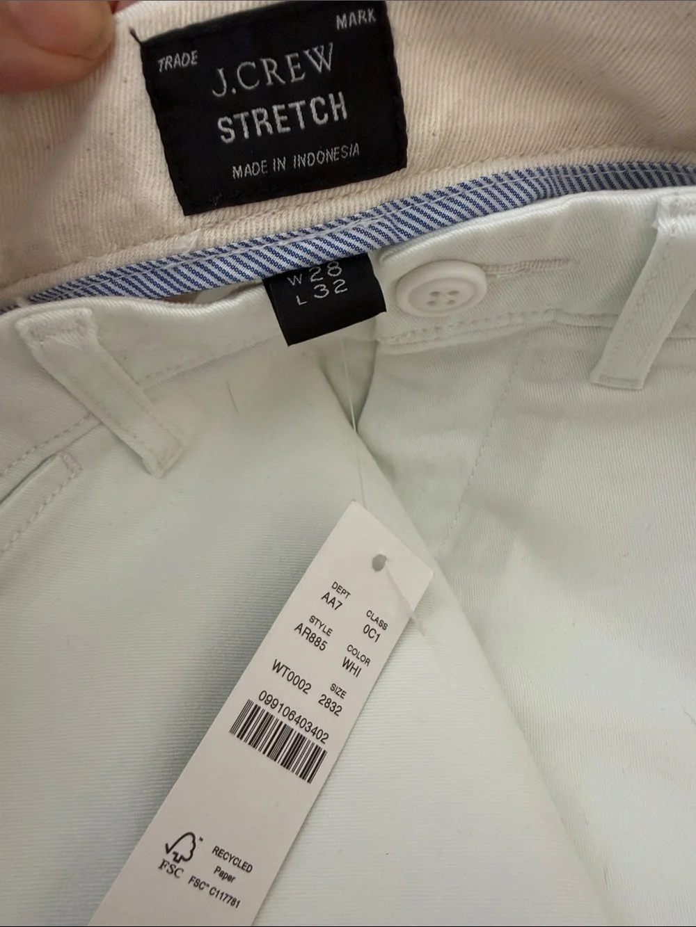 J. Crew slim fit